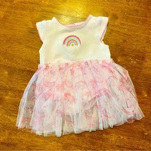 6m Rainbow Tutu Bodysuit